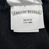Chrome Hearts Monogram Vertical Logo Hoodie Black