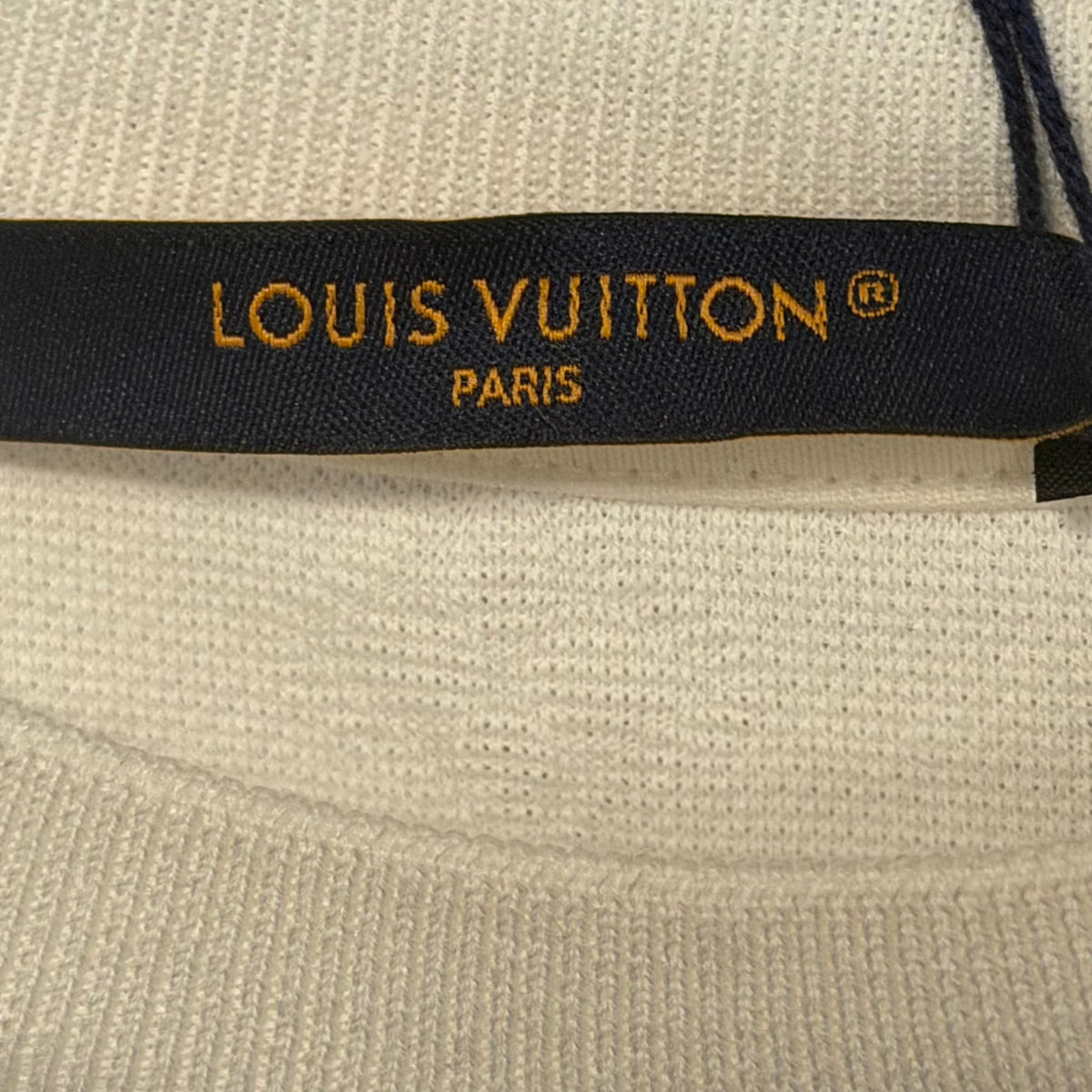 Louis Vuitton Pique Cotton T-Shirt White