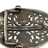 Chrome Hearts Silver Oval Cross Buckle