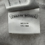 Chrome Hearts Scroll Logo Zip Up White
