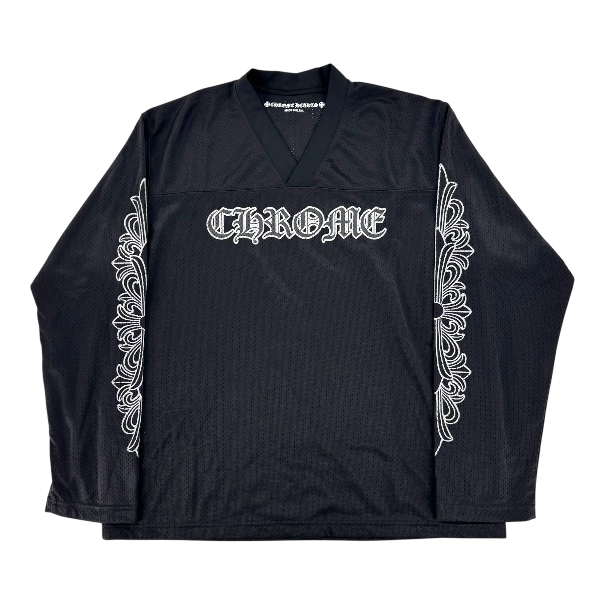 Chrome Hearts Stadium Mesh L/S Jersey Black