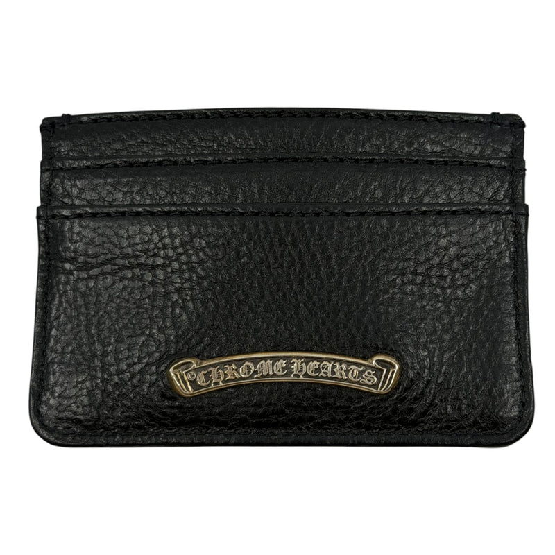 Chrome Hearts Leather Cardholder Black