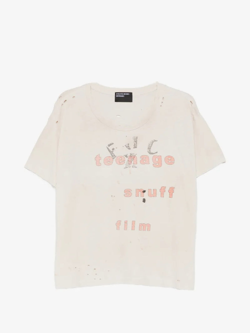 ERD Teenage Snuff Film Tee Cream