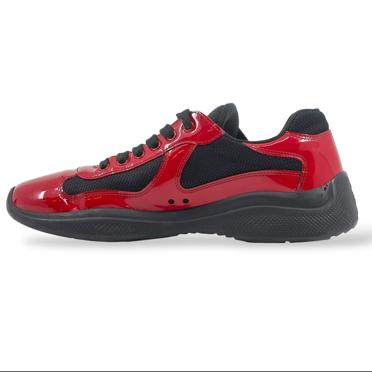 Prada Americas Cup Sneaker Red & Black