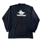 Balenciaga Layered Logo Longsleeve Black