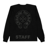 Chrome Hearts Staff Longsleeve Shirt Black