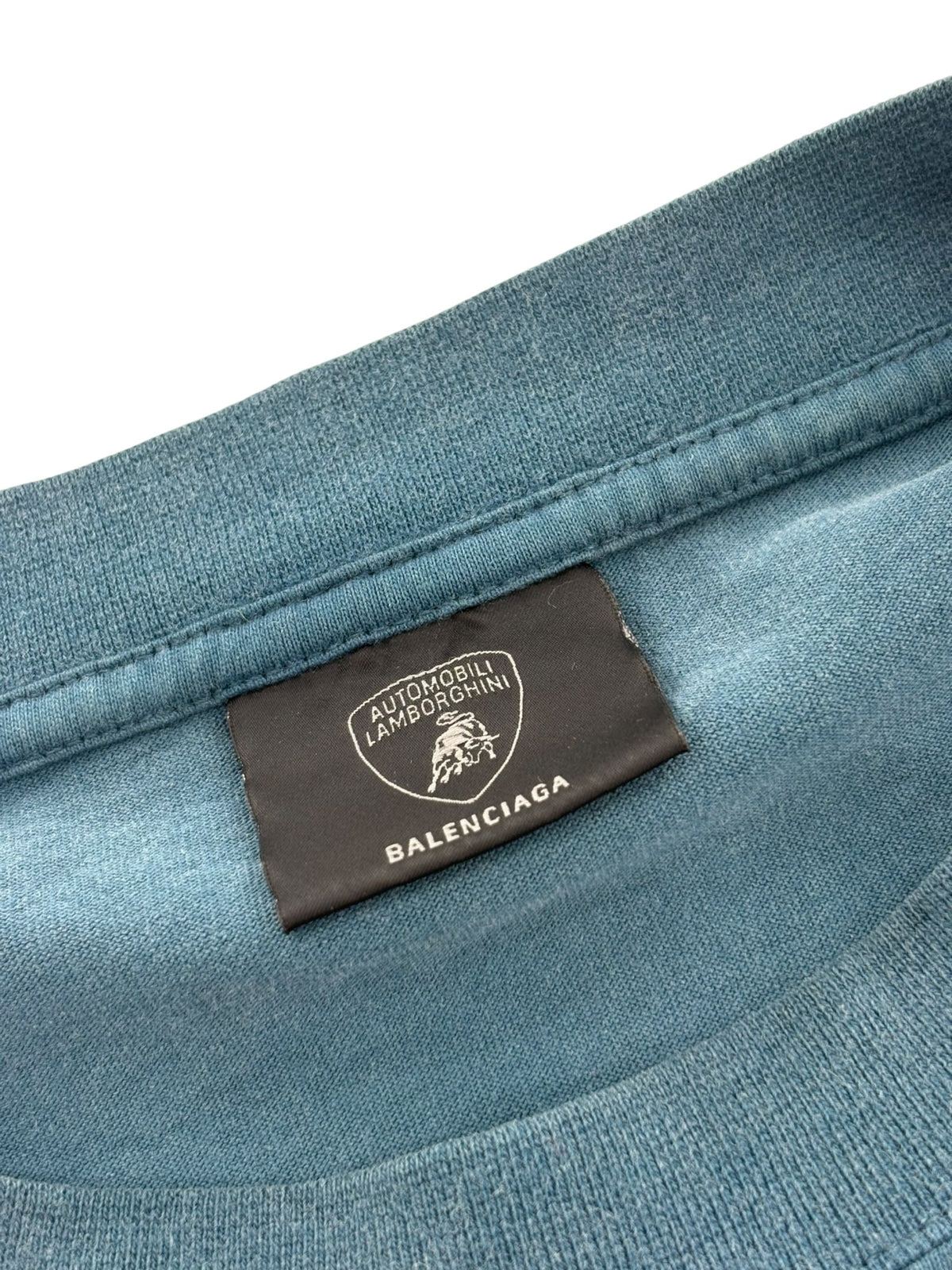 Balenciaga Lamborghini Tee Blue