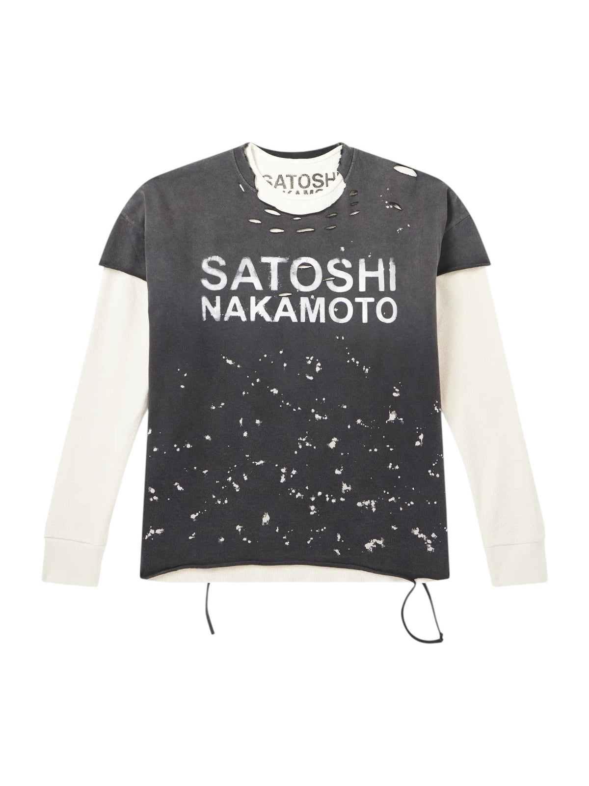 Satoshi Nakamoto Luke Tee Thermal Black