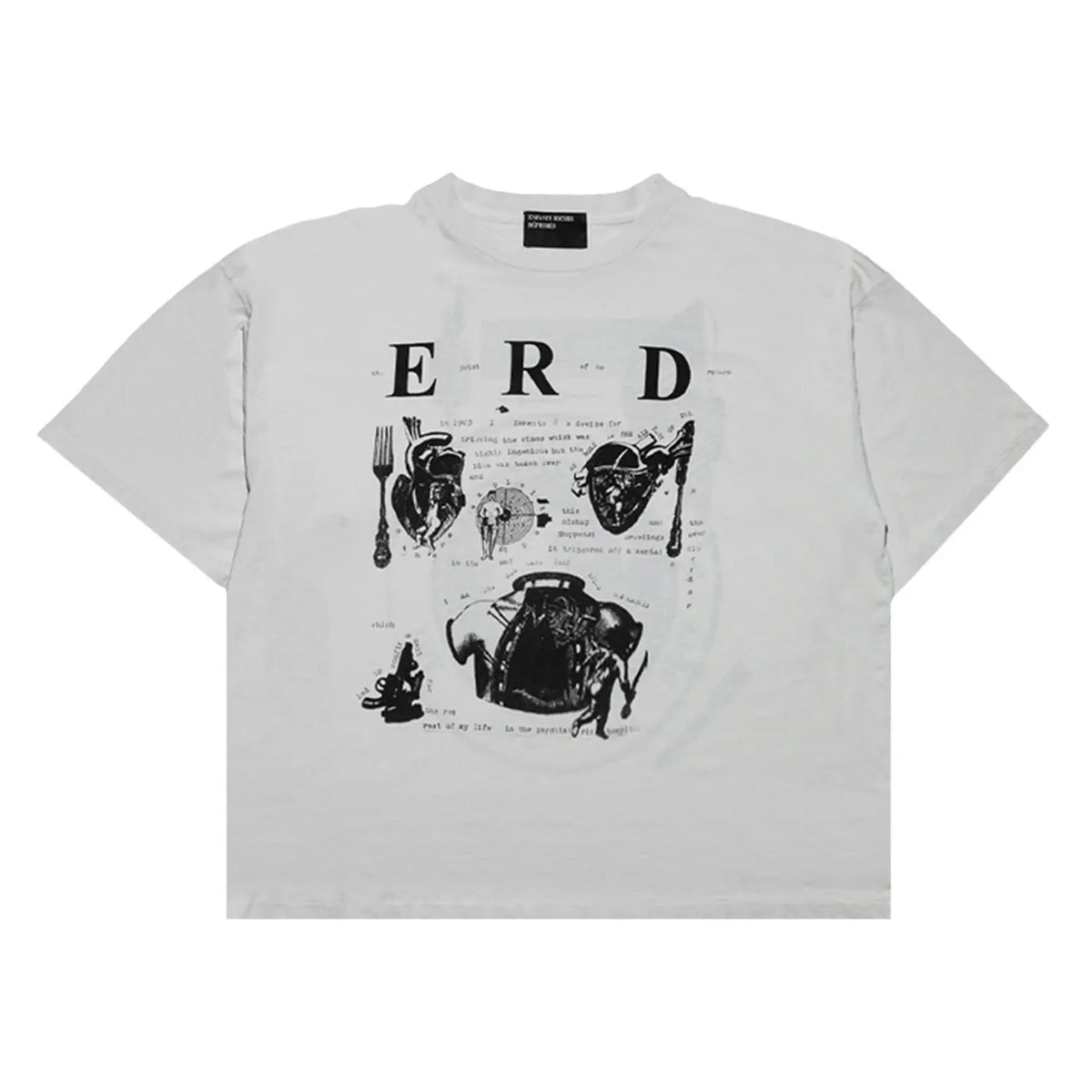 ERD My Role In The War Shirt Faded White
