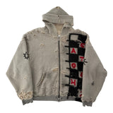 Satoshi Get What I Want Zip Up Heather Grey