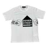 Chrome Hearts Dover Street Market CDG Scroll Logo Shirt White
