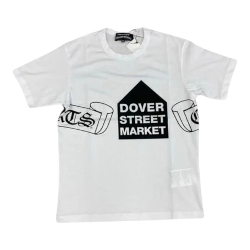 Chrome Hearts Dover Street Market CDG Scroll Logo Shirt White