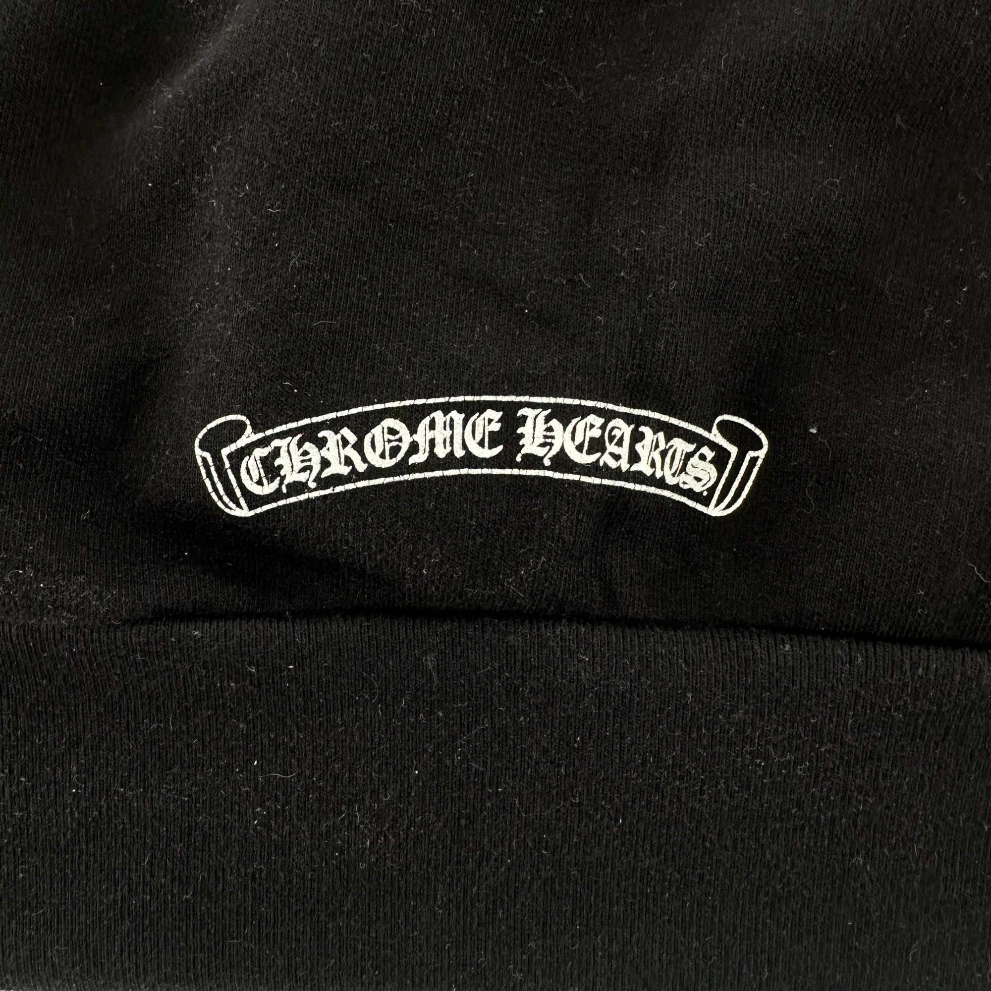 Chrome Hearts T Bar Logo USA Hoodie Black