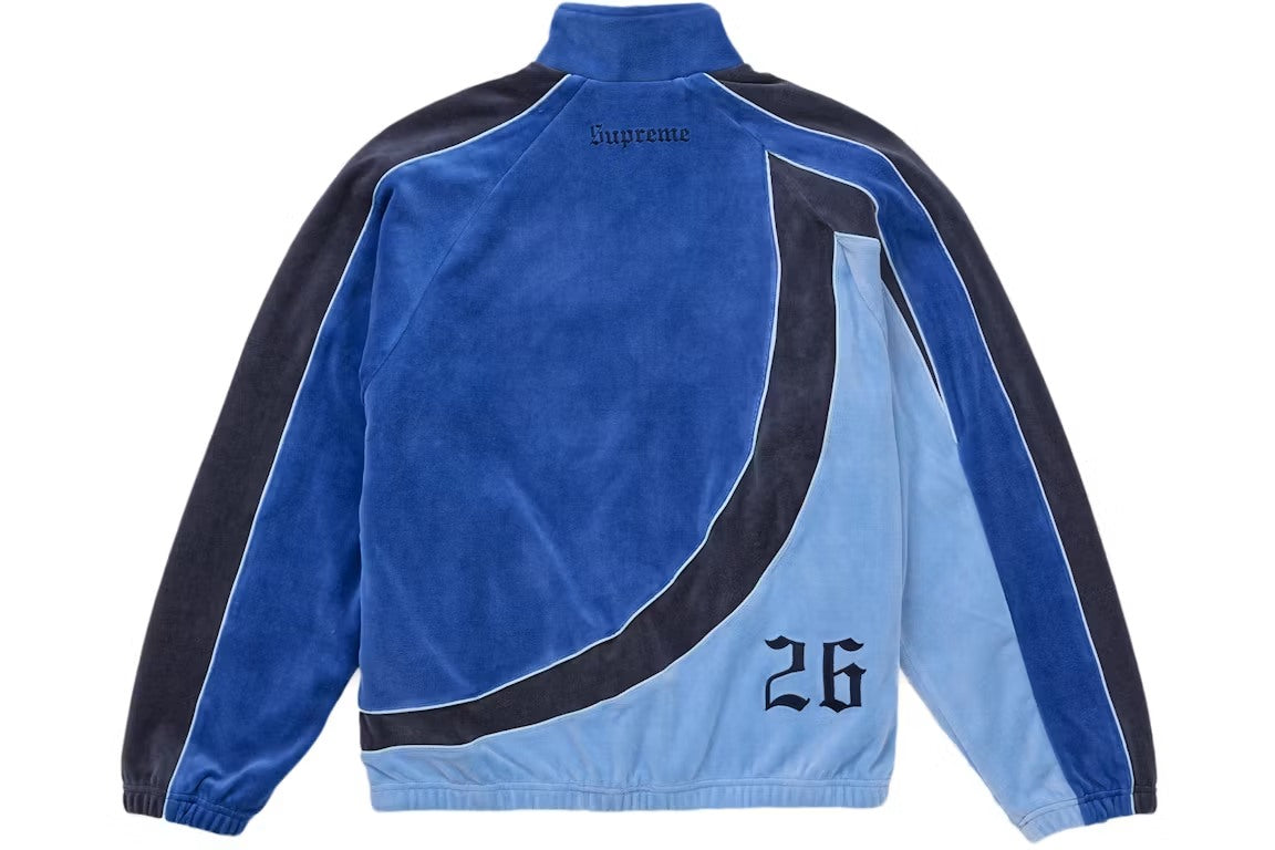 Supreme Umbro Velour Track Jacket Blue