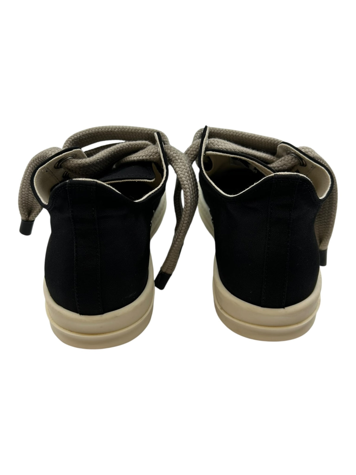 Rick Owens Jumbo Low Canvas Sneaker Black