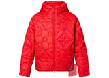 Louis Vuitton LVSE Flower Quilted Hoodie Jacket Red