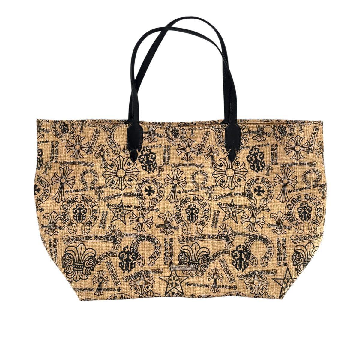 Chrome Hearts Large Straw Beach Bag