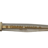 Chrome Hearts Vagillionaire II Glasses "Crystal Clear 18k Gold"