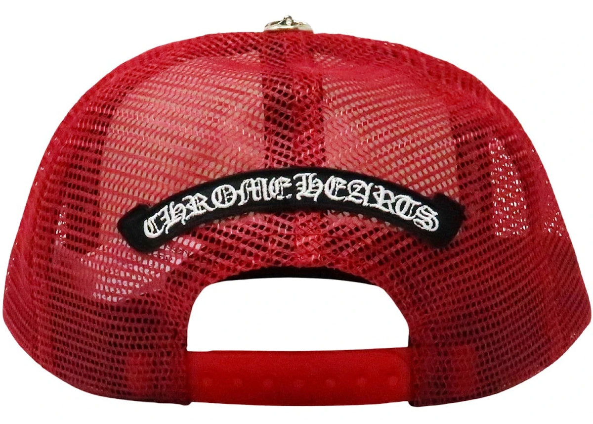 Chrome Hearts King Taco Trucker Hat Red White