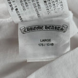 Chrome Hearts Neck Letters Logo Tee White