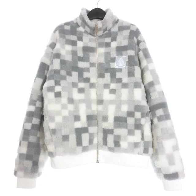 Louis Vuitton Damoflage Snow Fleece Blouson Jacket White