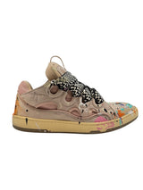 Lanvin Paint Splatter Sneaker Tan