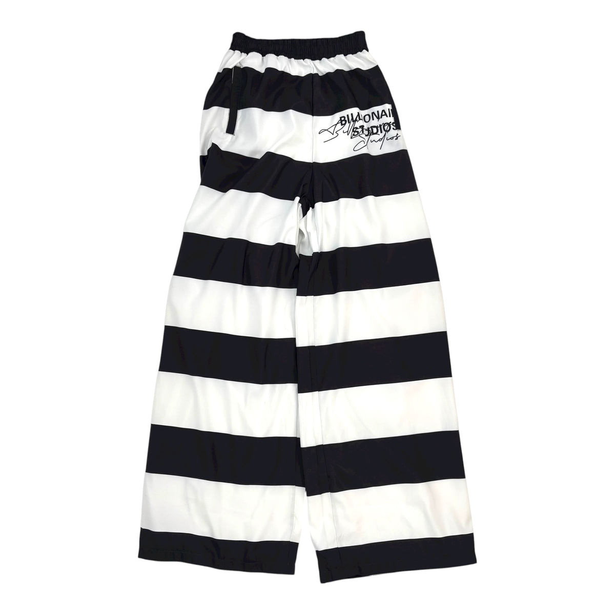 Billionaire Studios Bills Prison Track Pants "Black/White"