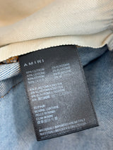 Amiri MX1 Black Ribbed Denim Light wash