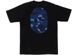 BAPE Color Camo Big Ape Head Tee Black/Navy