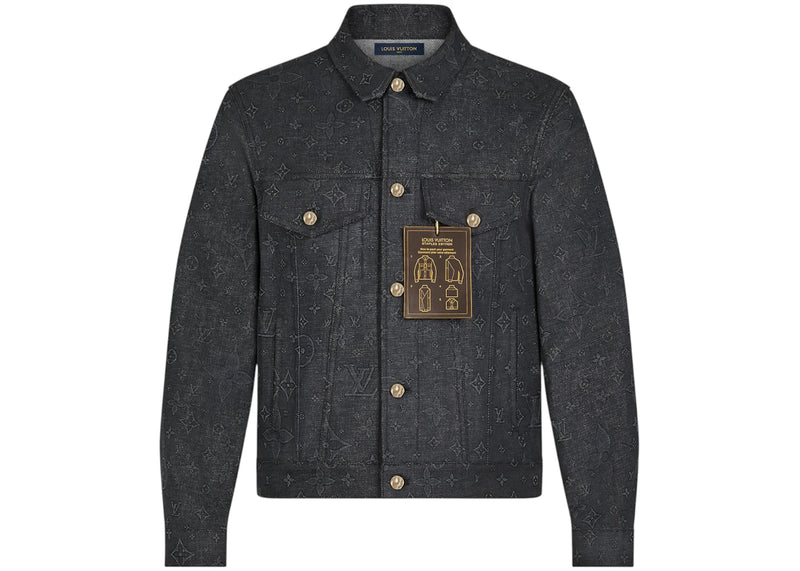 Louis Vuitton Monogram DNA Denim Jacket Black