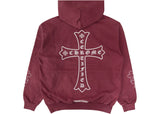 Chrome Hearts x Drake Certified Chrome Hand Dyed Hoodie Red