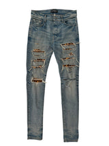 AMIRI Leopard Thrasher Skinny Fit Jeans Clay Indigo