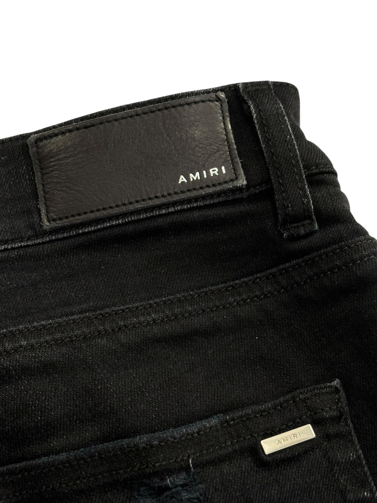 Amiri Mx1 Camo Ribbed Denim Black