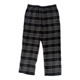 Chrome Hearts Cross Patch Plaid Flannel Pants Grey