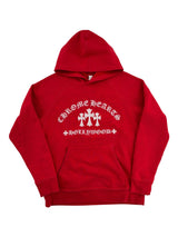 Chrome Hearts Triple Cross Embroidered Hoodie Red