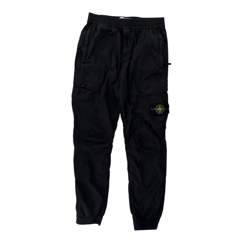 Stone Island Cinched Pants Black