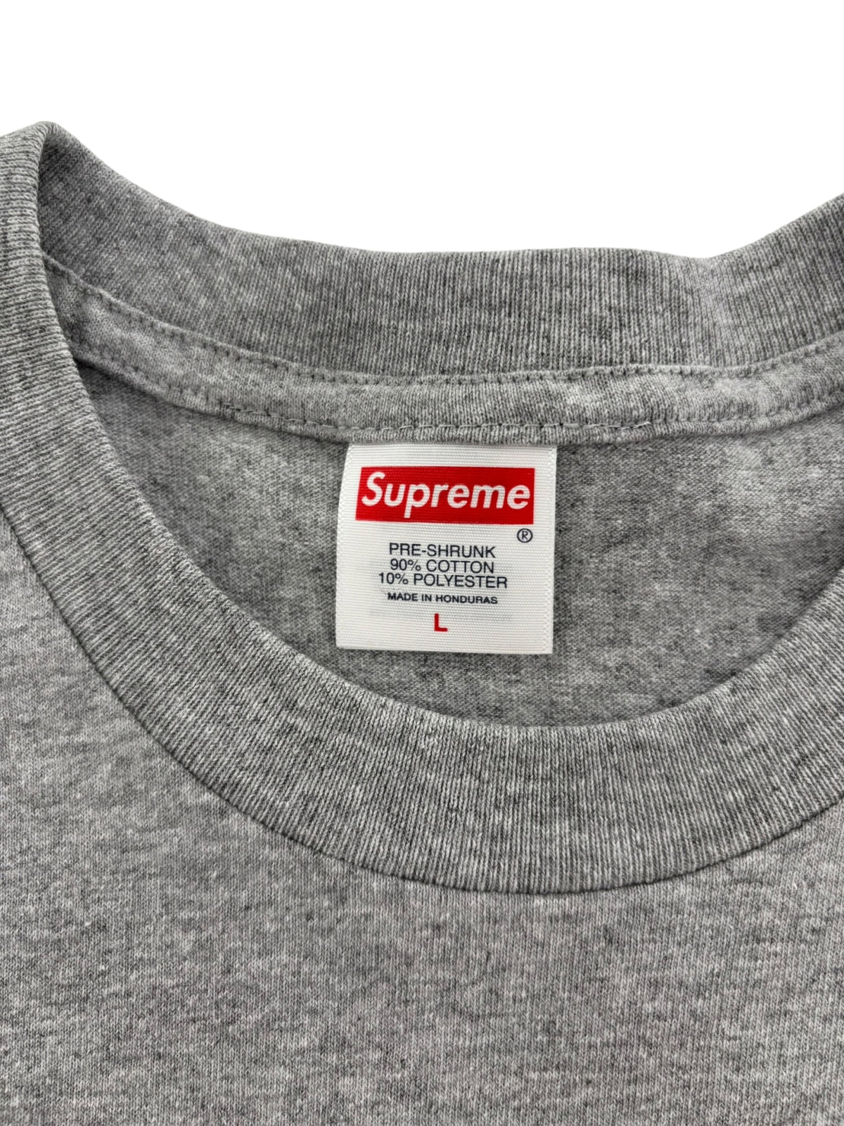 Supreme Split Tee (FW25) Heather Grey