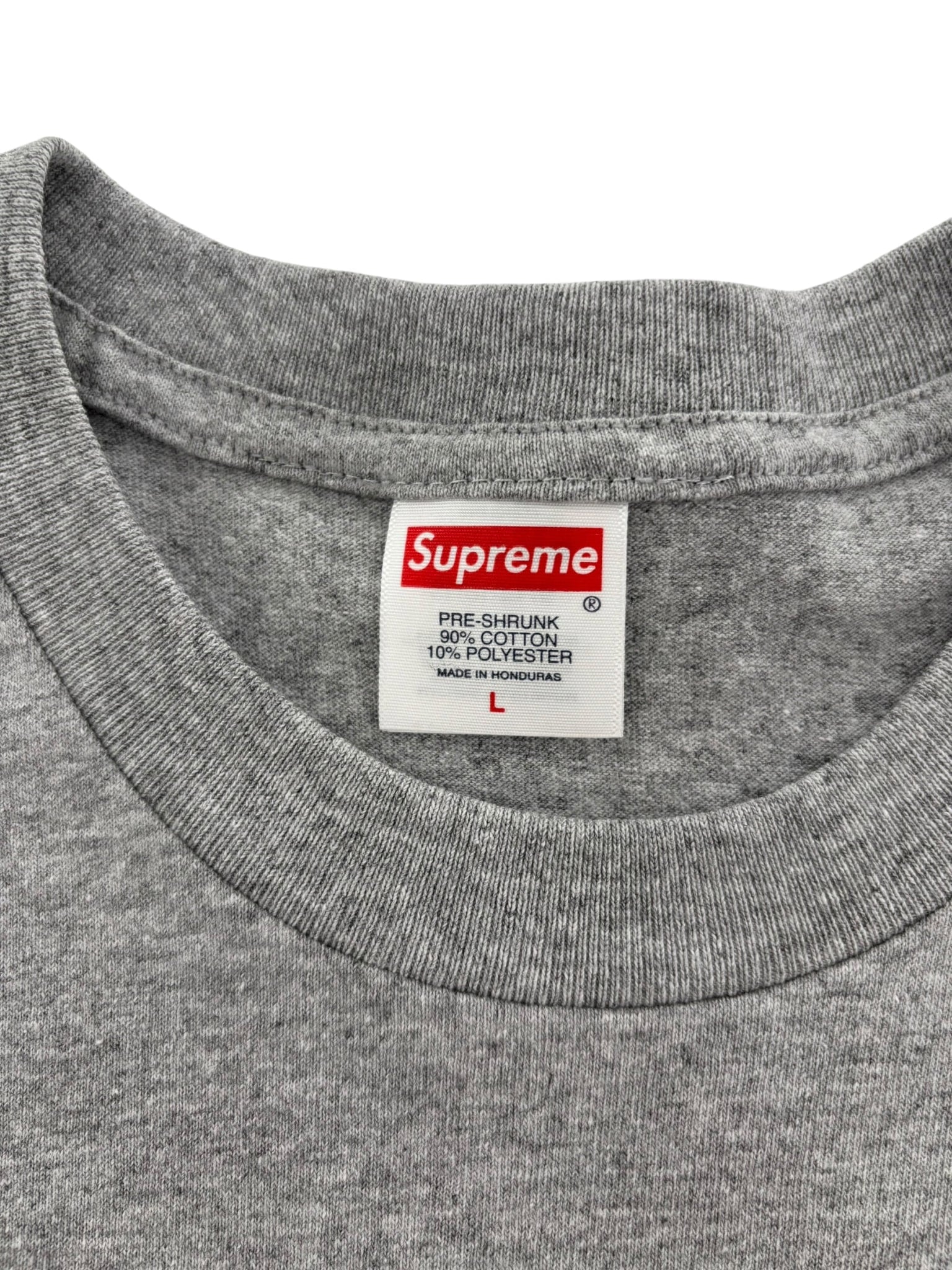 Supreme Split Tee (FW25) Heather Grey