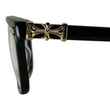 Chrome Hearts Cox Ucker Glasses Black Gold