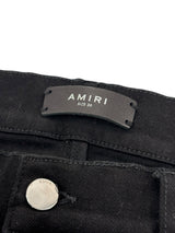 Amiri Logo Patch Denim Black