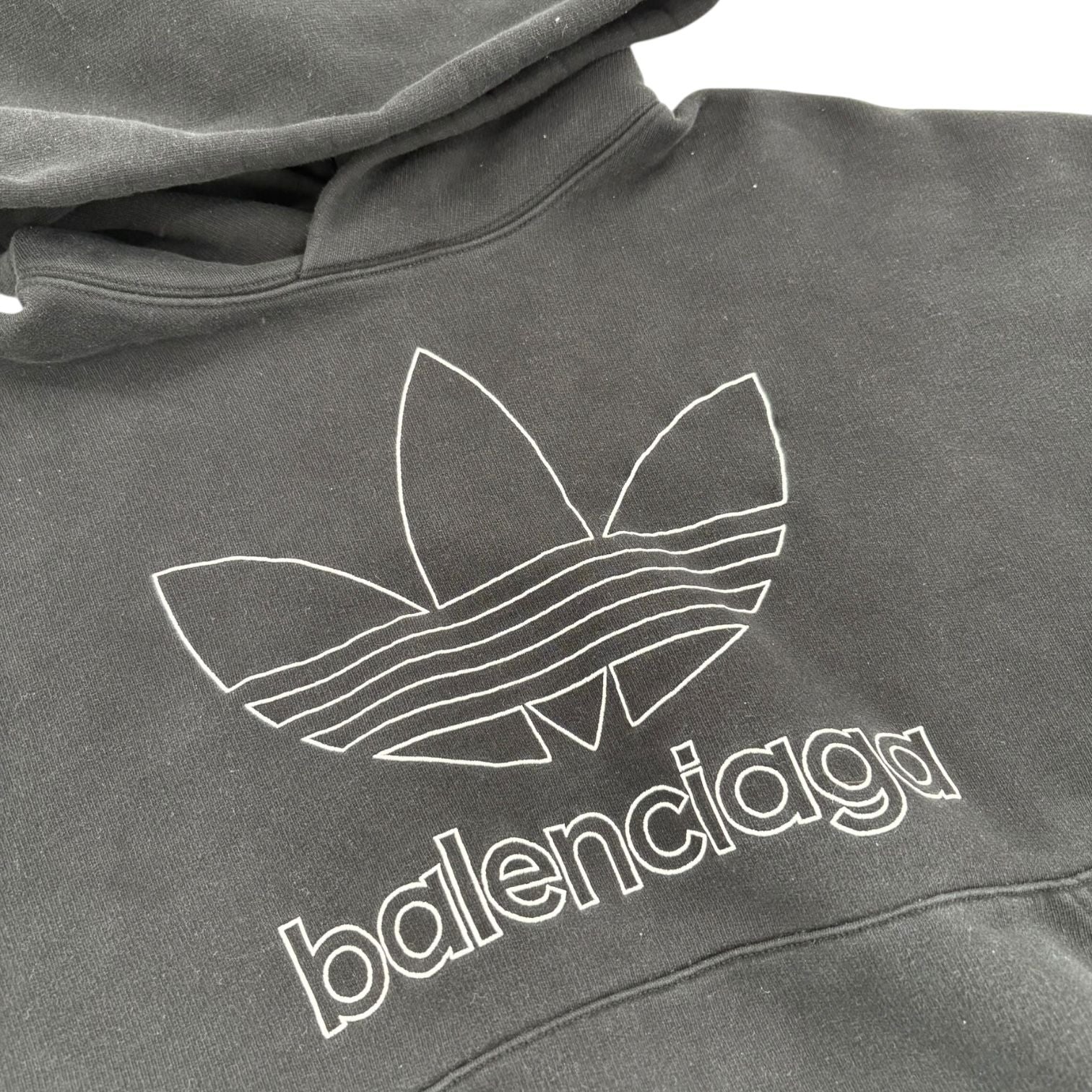 Balenciaga Adidas Hoodie Black