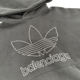 Balenciaga Adidas Hoodie Black