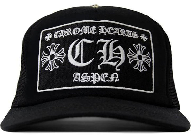 Chrome Hearts CH Aspen Exclusive Trucker Hat Black