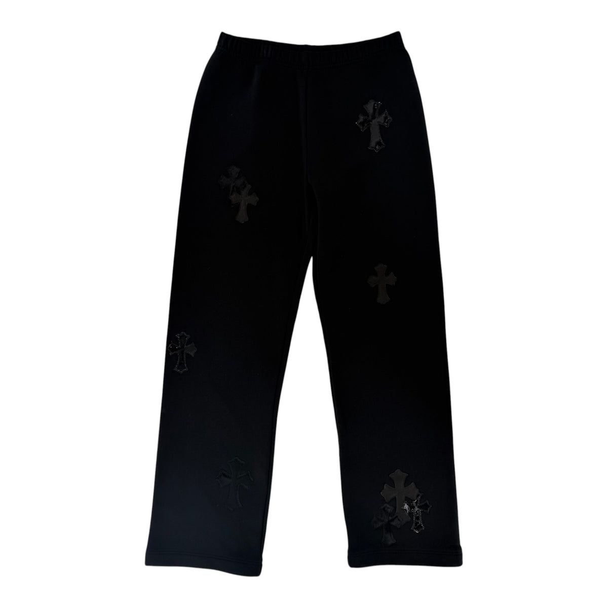 Chrome Hearts Cross Patch Sweatpants Black