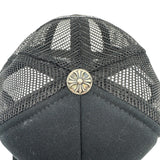 Chrome Hearts Pony Hair Cemetery Cross Patch Trucker Hat