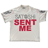 Satoshi Sent Me Tee White