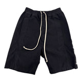 Rick Owens Wide Pusher Shorts Black