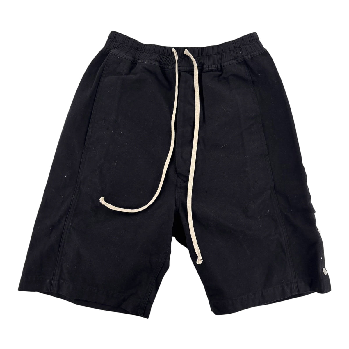Rick Owens Wide Pusher Shorts Black