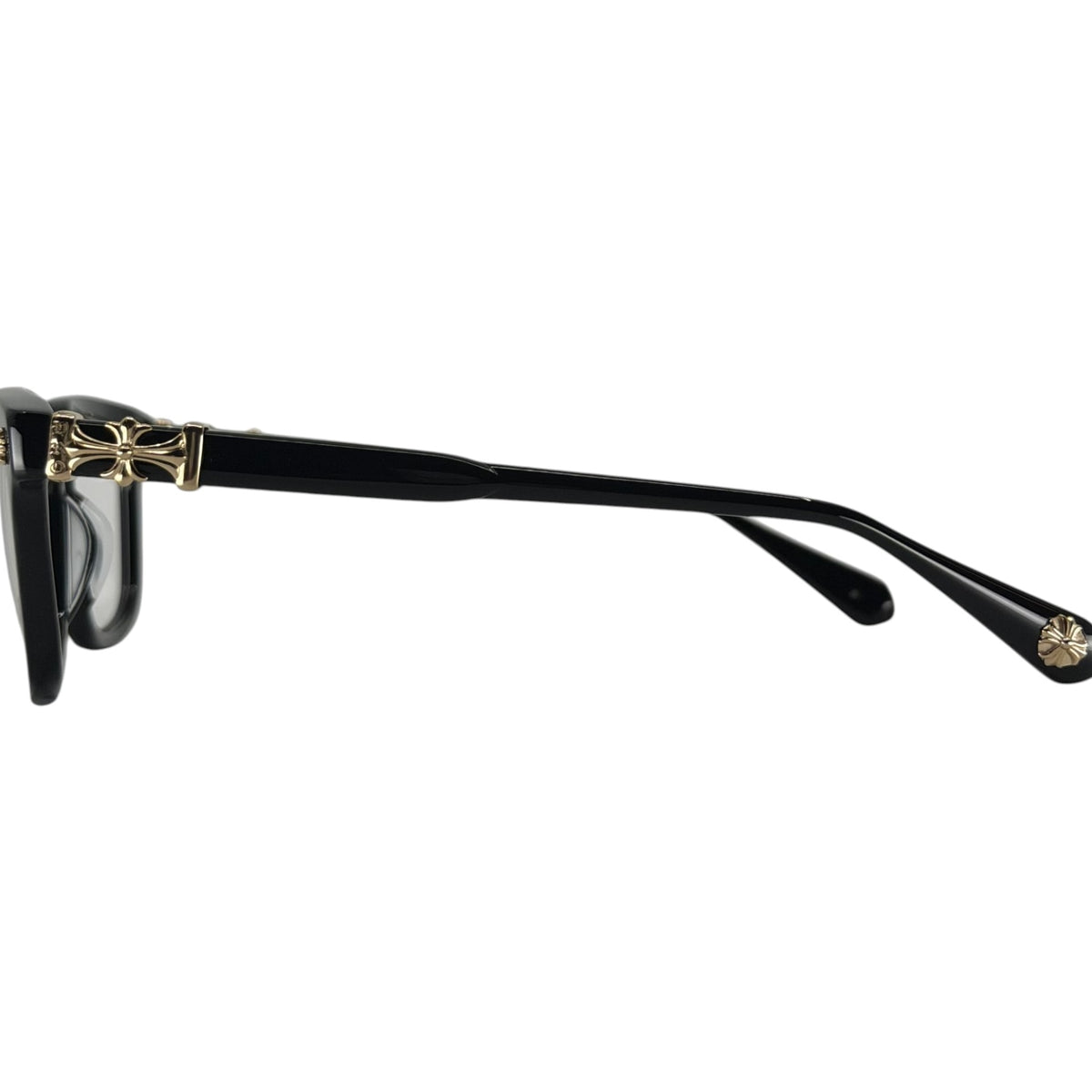 Chrome Hearts Cox Ucker Glasses Black Gold