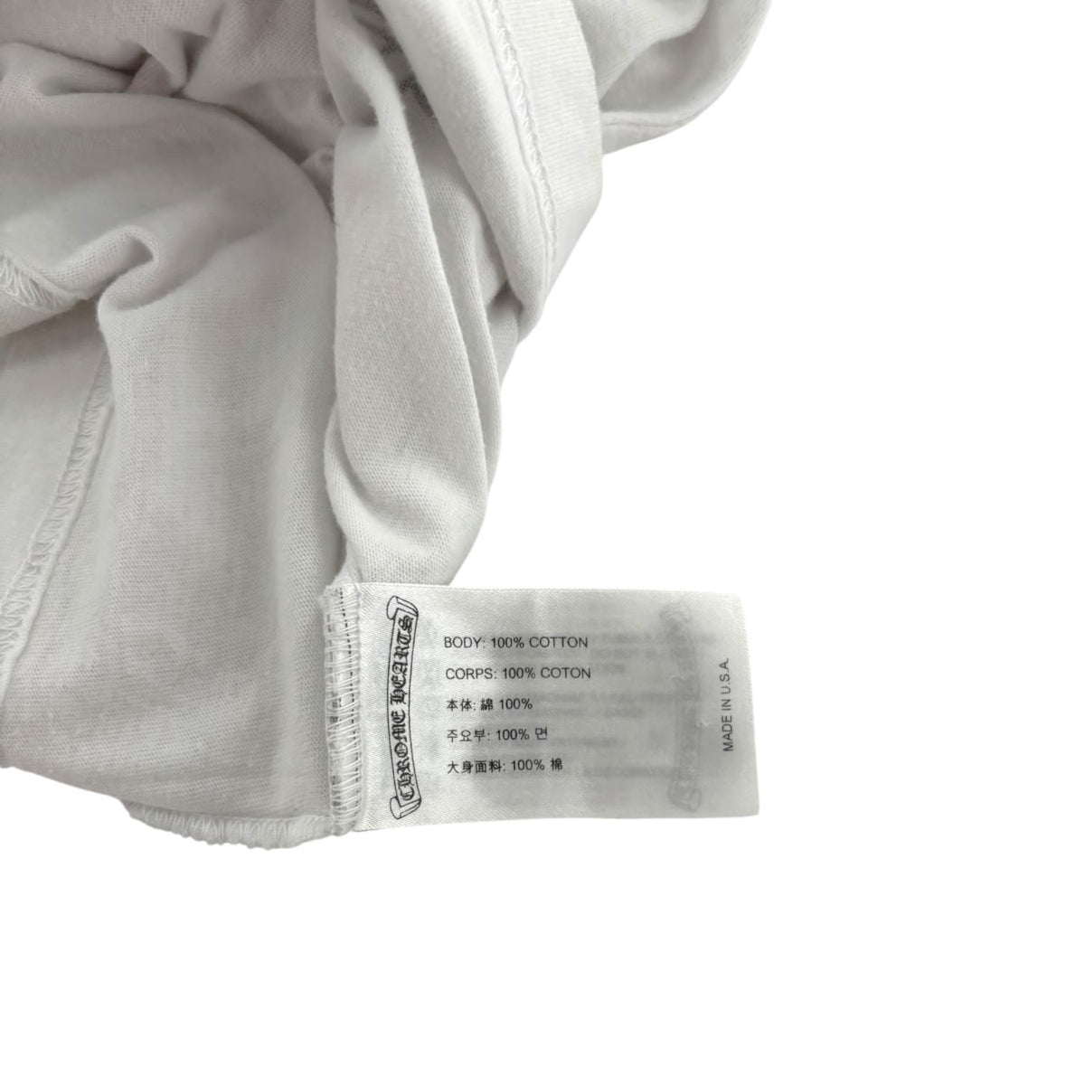 Chrome Hearts New York Horseshoe Logo T Shirt White